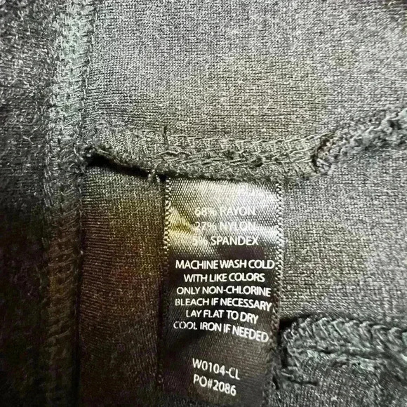 BETABRAND Dress Pant Yoga Pants Bootcut Ponte Stretch Pull-On Charcoal Grey Sm - Picture 8 of 8